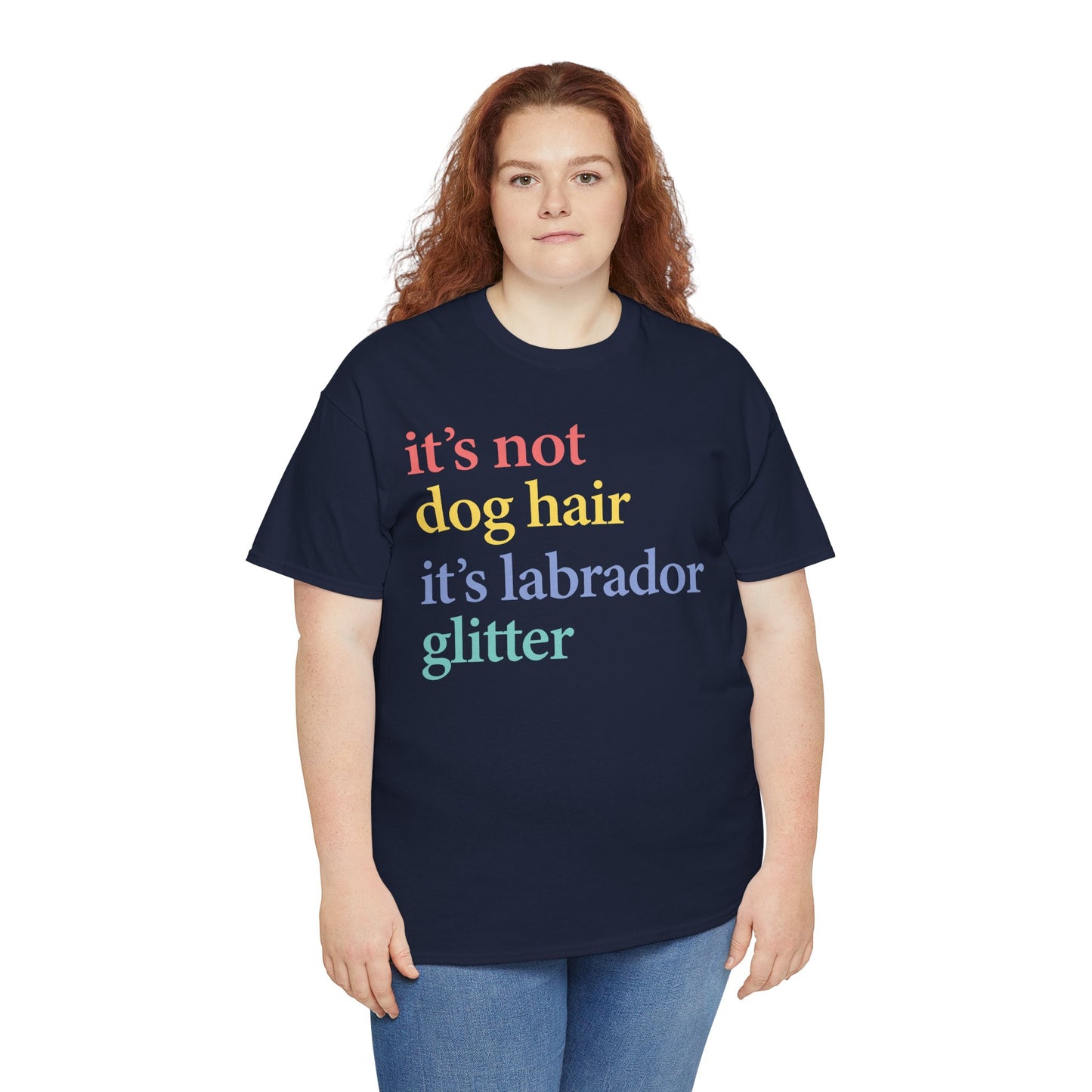 Labrador Glitter T-Shirt - it's not dog hair it's labrador glitter shirt, Funny Pet Owner T Shirt