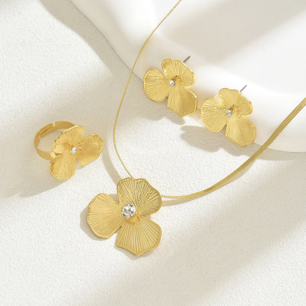 Simple Ladies Necklace and Earring Sets for Women – Perfect for Suit Niche