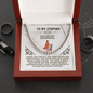 Amazing Step Dad, Thanks for putting up with my Mom - Cuban Link Chain Necklace | Father's Day Step Dad Gift | Birthday Gift for Step Dad | Bonus Dad Gift - Beauty Belliss