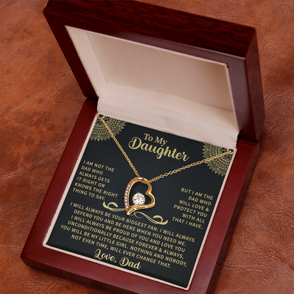 To my Daughter Forever Love Necklace