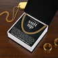 IT'S TIME TO SUIT UP WILL YOU BE MY BEST MAN CUBAN LINK CHAIN
