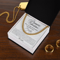Promise Necklace For Him, Promise Gifts For Him, Boyfriend Promise Necklace, Gift For Boyfriend, Boyfriend Birthday Gift, Cuban Chain Necklace For Him
