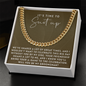 IT'S TIME TO SUIT UP WILL YOU BE MY BEST MAN CUBAN LINK CHAIN - Best Man Chain For Wedding - Best Man Proposal Gift - Mens Cuban Link Chain - Will You Be My Best Man