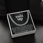 IT'S TIME TO SUIT UP WILL YOU BE MY BEST MAN CUBAN LINK CHAIN