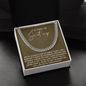 IT'S TIME TO SUIT UP WILL YOU BE MY BEST MAN CUBAN LINK CHAIN - Best Man Chain For Wedding - Best Man Proposal Gift - Mens Cuban Link Chain - Will You Be My Best Man