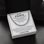 To my fiancé necklace - Necklace For Boyfriend Cuban Link Chain – My Life, My Love, My Bestfriend