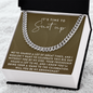 IT'S TIME TO SUIT UP WILL YOU BE MY BEST MAN CUBAN LINK CHAIN - Best Man Chain For Wedding - Best Man Proposal Gift - Mens Cuban Link Chain - Will You Be My Best Man