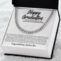 Happy Graduation Best Graduation Gifts for Him, Cuban Chain Necklace for Him on Graduation Day, High School/ College Graduation Gifts for Boy