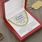 Promise Necklace For Him, Promise Gifts For Him, Boyfriend Promise Necklace, Gift For Boyfriend, Boyfriend Birthday Gift, Cuban Chain Necklace For Him