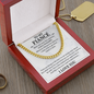 To my fiancé necklace - Necklace For Boyfriend Cuban Link Chain – My Life, My Love, My Bestfriend
