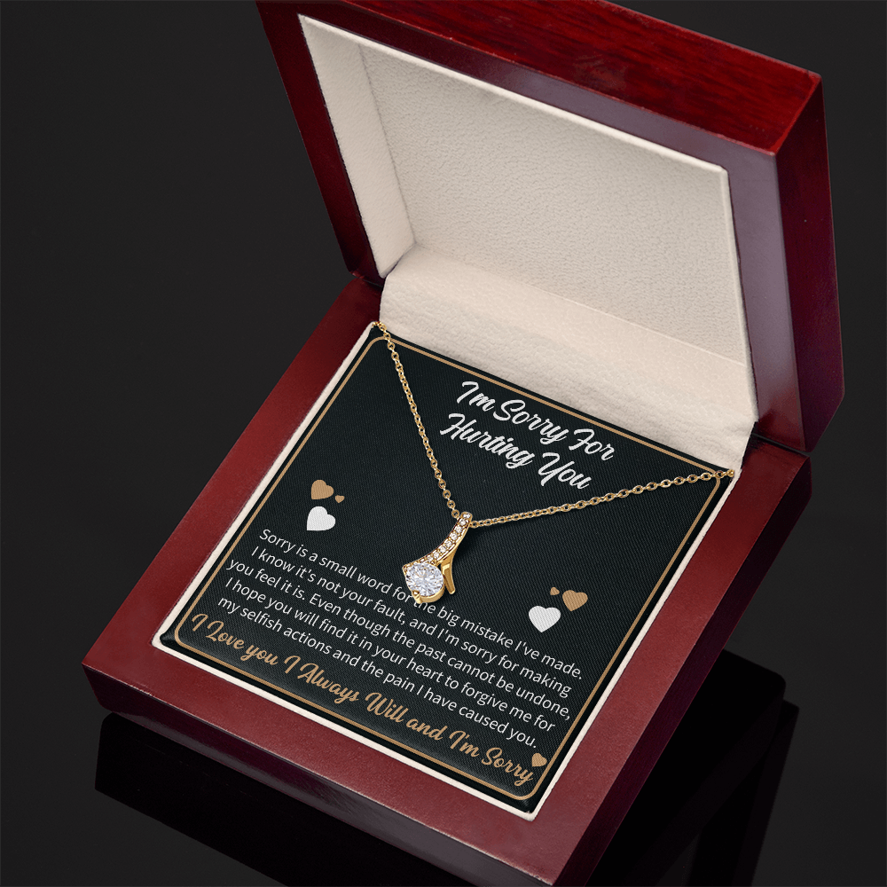 I'm sorry for Hurting you Alluring Beauty Necklace