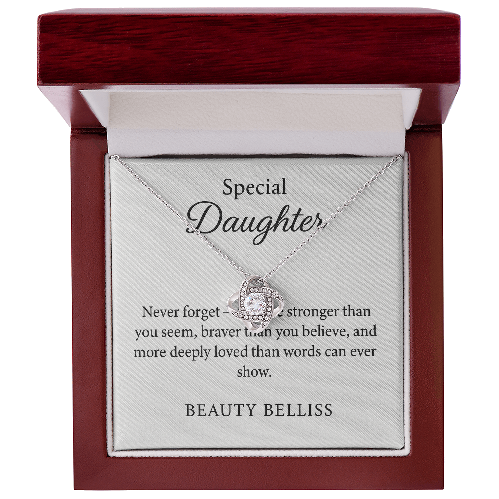 To My Daughter Necklace – Heartfelt Gift from Mom or Dad