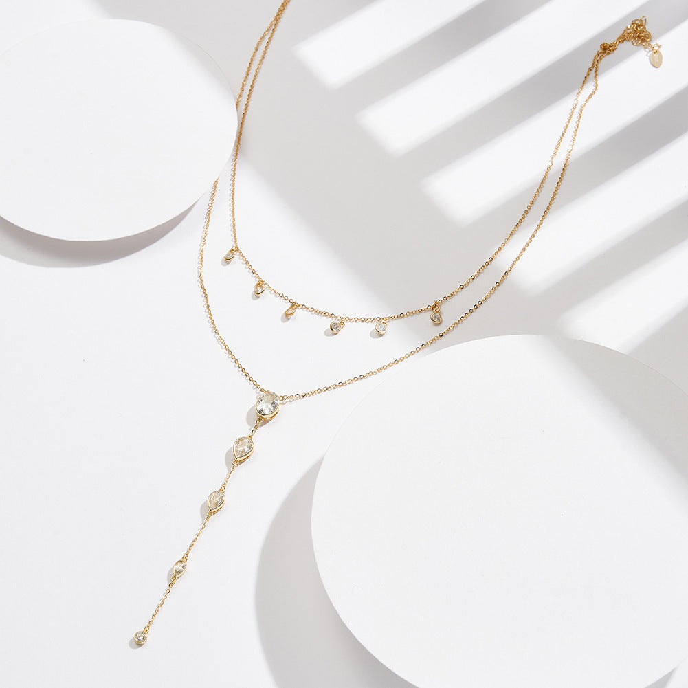 Sterling Silver Twin Lasso Necklace for Women