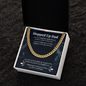 Gift to My Stepped Up Dad Necklace for Stepped Up Dad Stepfather, Thank You for Everything My Step Dad Fathers Day Cards, Father's Day Necklace, Gifts for Step Dads On Father S Day - Beauty Belliss