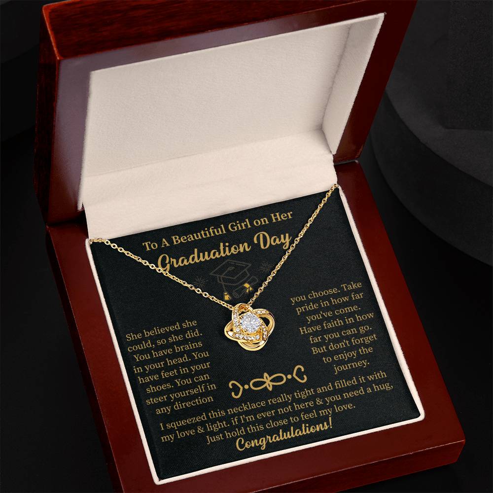 thoughtful graduation necklace gift for daughter on her big day