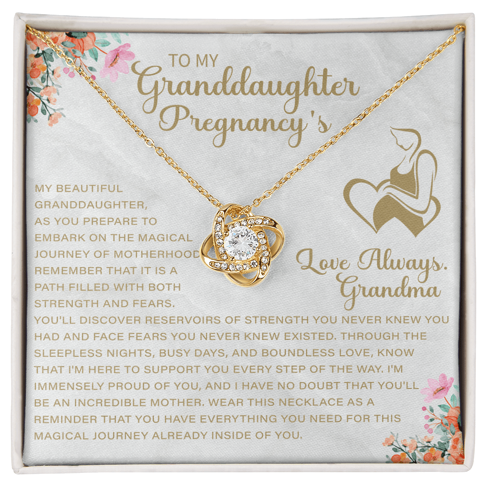 Granddaughter Pregnancy Gift For Granddaughter Baby Shower Gift For Mom To Be Gift For Expecting Mom Gift Pregnant Granddaughter Message Card Jewelry - Beauty Belliss