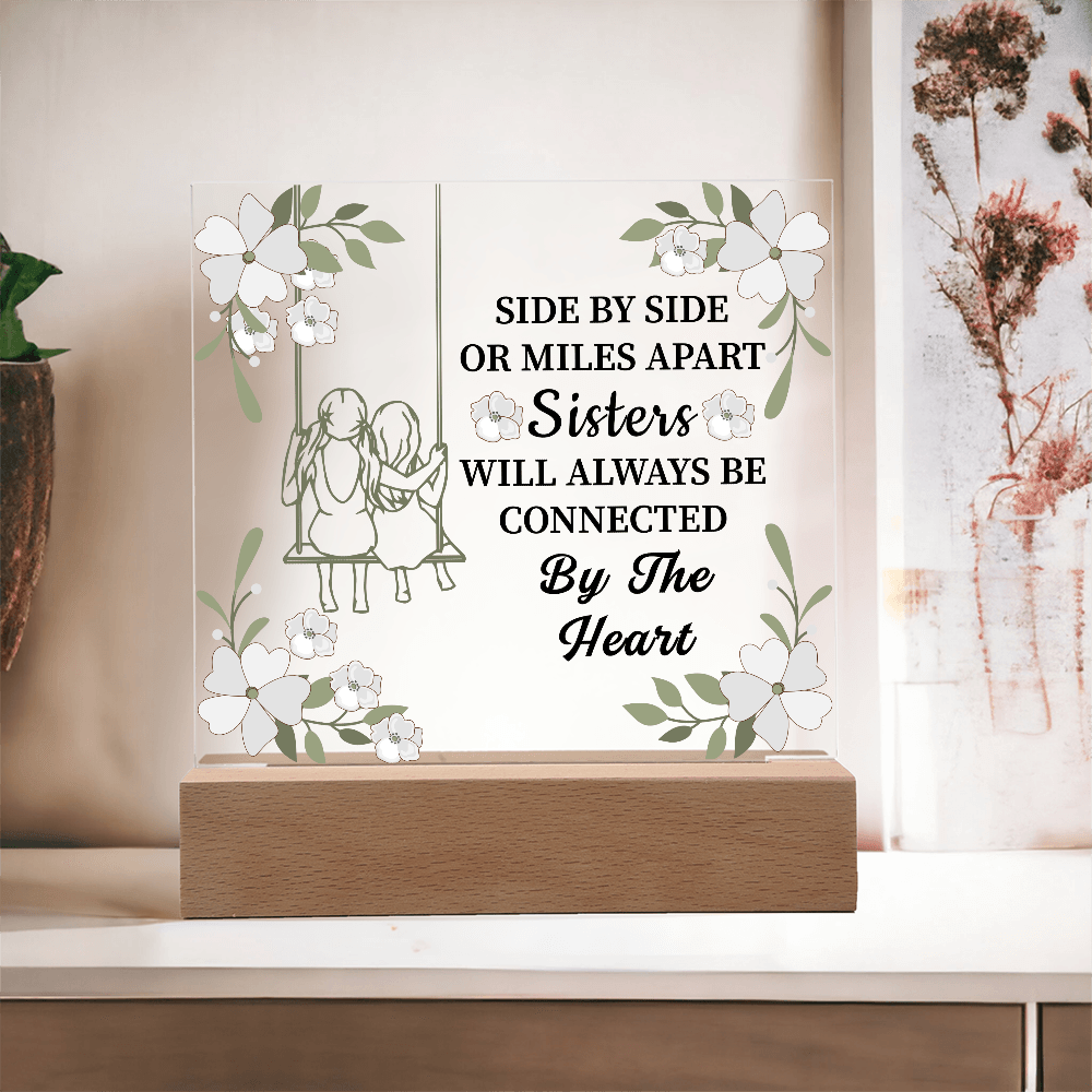 Sister Acrylic Square Plaque - Beauty Belliss