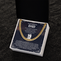 To My Bonus dad Cuban Link Chain - Beauty Belliss