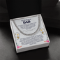 To my Bonus Dad Cuban Link Chain - Fathers day gifts - Beauty Belliss