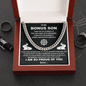 To my Bonus son Cuban Link Chain - Beauty Belliss
