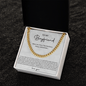 To My Boyfriend Cuban Chain Necklace, Promise Necklace For Boyfriend, Boyfriend Necklace, Anniversary Necklace Gift For Boyfriend, Valentines Day - Beauty Belliss