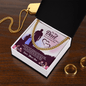 To My Dad Cuban Chain Necklace Christmas Gifts For Dad, Dad Birthday Gifts from son, Best Dad Ever Gifts - Beauty Belliss