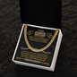 To My Dad Cuban Link Chain, To My Dad Gift, Dad Gifts from Daughter, Dad Gifts, Thank You Dad Gift, Father Necklace, Father's Day Gifts - Beauty Belliss