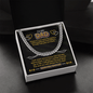 To My Dad Cuban Link Chain, To My Dad Gift, Dad Gifts from Daughter, Dad Gifts, Thank You Dad Gift, Father Necklace, Father's Day Gifts - Beauty Belliss