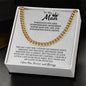 To My Man Necklace, Boyfriend Valentines Day Gift, Necklace for Fiance, Men Necklaces for Him, Gift For Boyfriend, Husband Gift, Husband Necklace, Boyfriend Necklace, Boyfriend Jewelry - Beauty Belliss