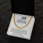 To My Man Necklace, Boyfriend Valentines Day Gift, Necklace for Fiance, Men Necklaces for Him, Gift For Boyfriend, Husband Gift, Husband Necklace, Boyfriend Necklace, Boyfriend Jewelry - Beauty Belliss