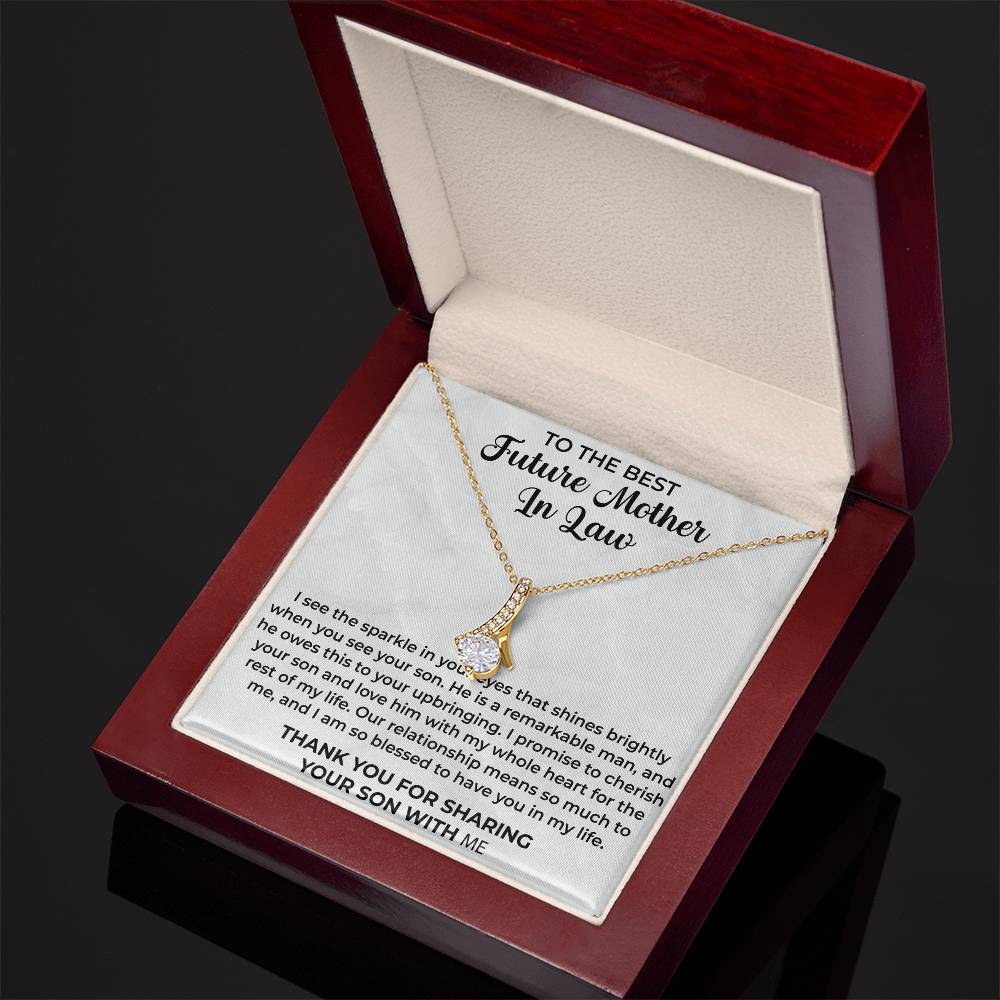 To the best future mother in law necklace - Mother In Law Gift, Mother Of The Groom Gift, Mother Of The Groom Necklace, Mother In Law Gift Bride, Jewelry Necklace - Beauty Belliss