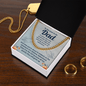 To the soon to be Dad Cuban Link Chain - Fathers day gifts - Beauty Belliss