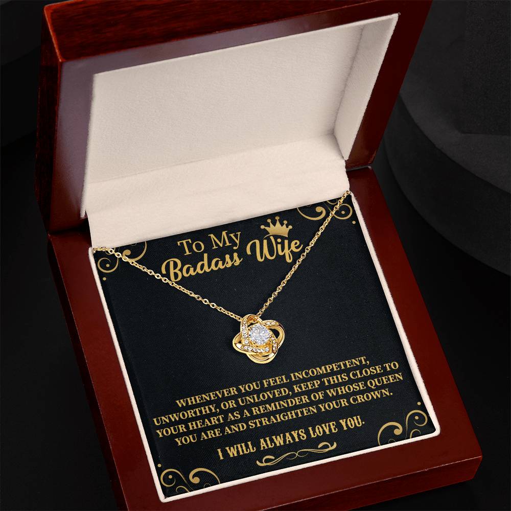 valentines day necklace gift for a badass wife full of passion