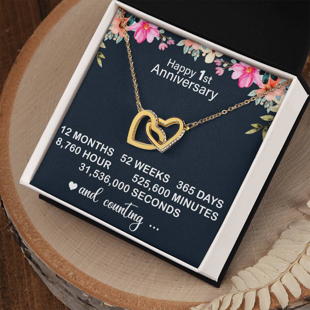 1 Year Anniversary Gift for Girlfriend - First Anniversary Gift for Her, 1st Anniversary Gift Idea - Beauty Belliss