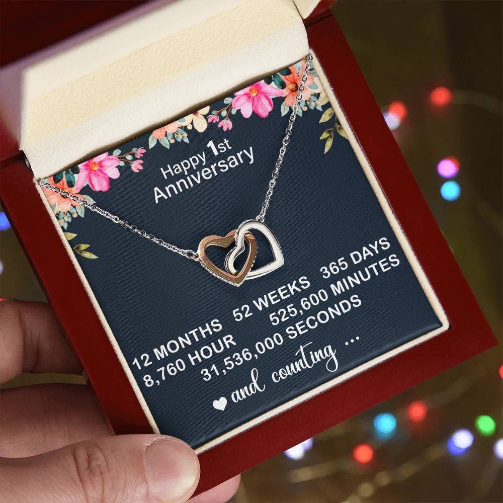 1 Year Anniversary Gift for Girlfriend - First Anniversary Gift for Her, 1st Anniversary Gift Idea - Beauty Belliss
