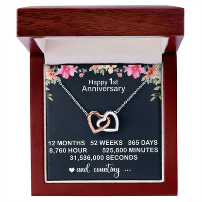 1 Year Anniversary Gift for Girlfriend - First Anniversary Gift for Her, 1st Anniversary Gift Idea - Beauty Belliss