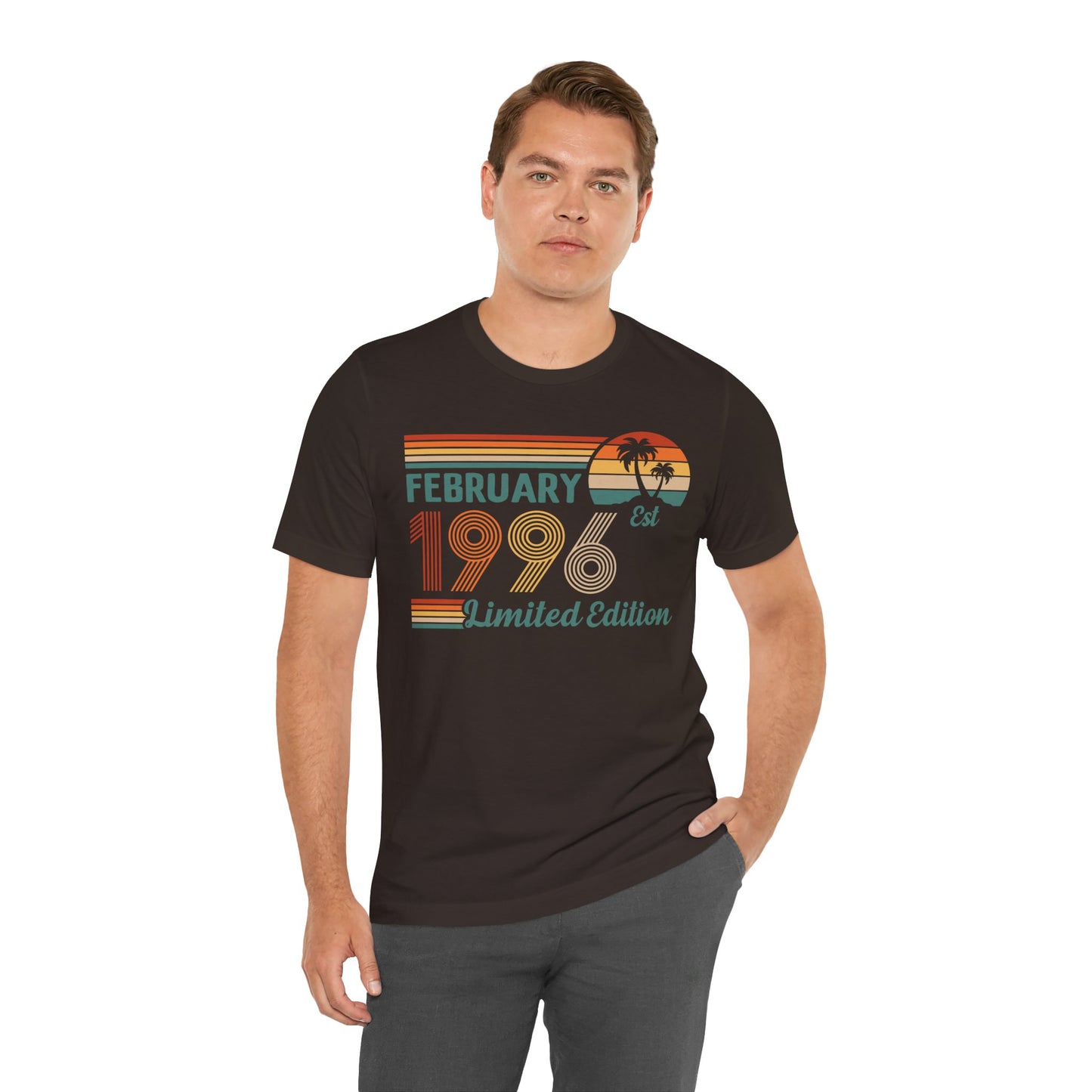 February 1996 Limited Edition shirt - Retro Vintage Birthday T‑Shirt, Classic Birthday Gift