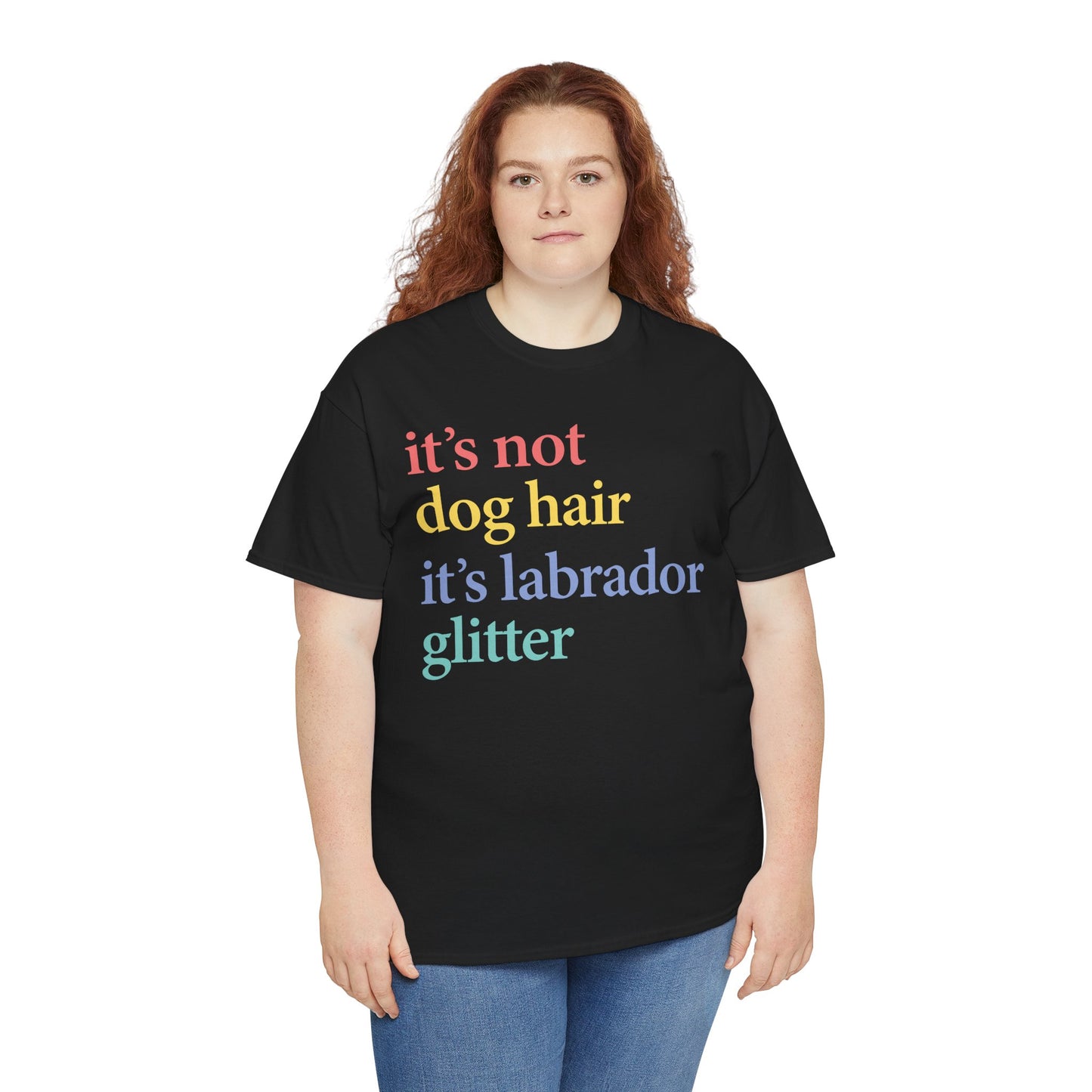 Labrador Glitter T-Shirt - it's not dog hair it's labrador glitter shirt, Funny Pet Owner T Shirt