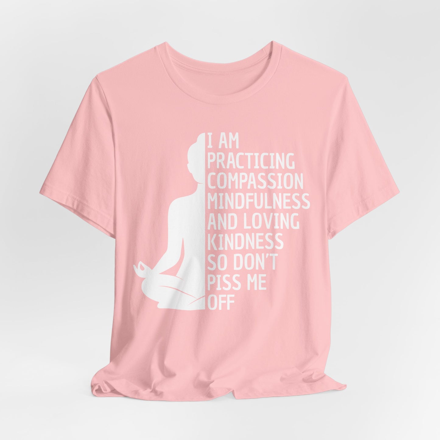 I Am Practicing Compassion So Don’t Piss Me Off T Shirt - Funny Quotes shirt, Sarcastic Quotes