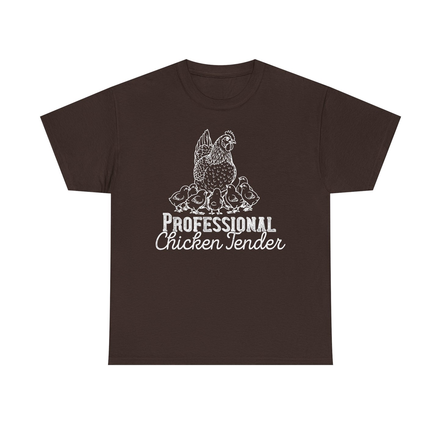 Professional Chicken Tender T-Shirt — Hen & Chicks Farm Tee, Funny Chicken Quotes T Shirt, Gift for Poultry Lovers
