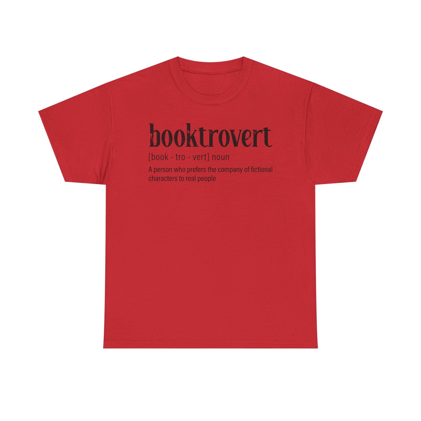Booktrovert Definition Tee – "booktrovert" Literary Reader T‑Shirt