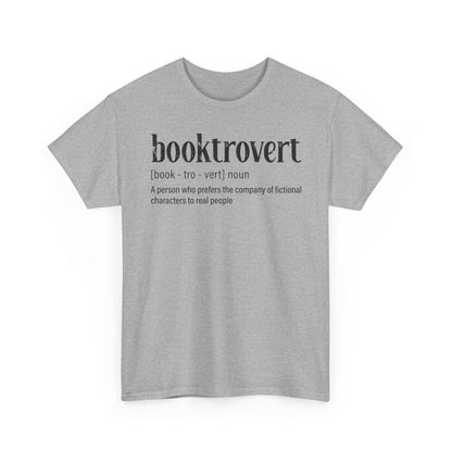Booktrovert Definition Tee – "booktrovert" Literary Reader T‑Shirt