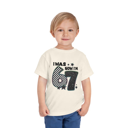 I Was 6 Now I’m 7” Birthday Shirt - Kids Party Gift t-shirt, Funny Kids Celebration