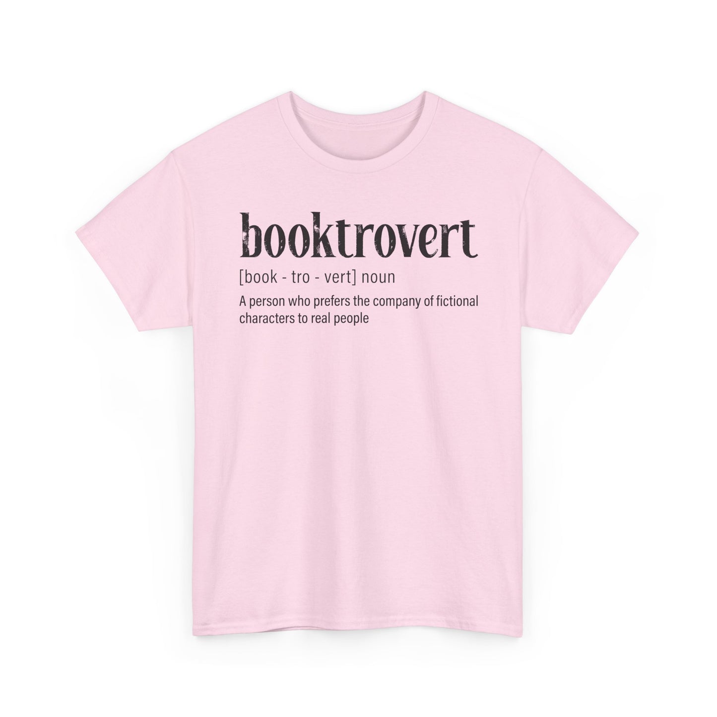 Booktrovert Definition Tee – "booktrovert" Literary Reader T‑Shirt