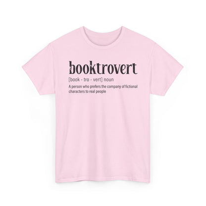Booktrovert Definition Tee – "booktrovert" Literary Reader T‑Shirt