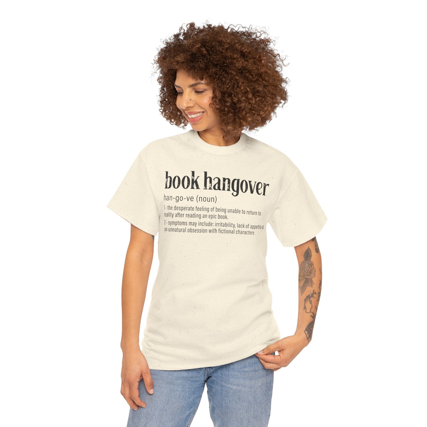 Book Hangover Definition T-Shirt - Literary Reader Tee - Book Lover Quote Tee for Readers