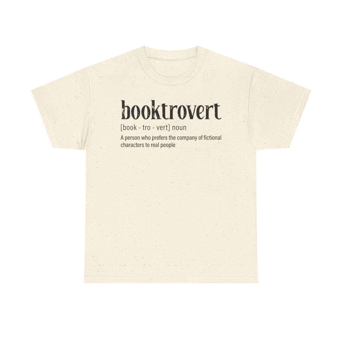 Booktrovert Definition Tee – "booktrovert" Literary Reader T‑Shirt