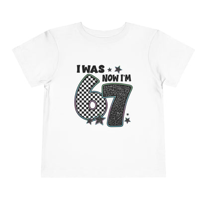 I Was 6 Now I’m 7” Birthday Shirt - Kids Party Gift t-shirt, Funny Kids Celebration