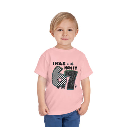 I Was 6 Now I’m 7” Birthday Shirt - Kids Party Gift t-shirt, Funny Kids Celebration