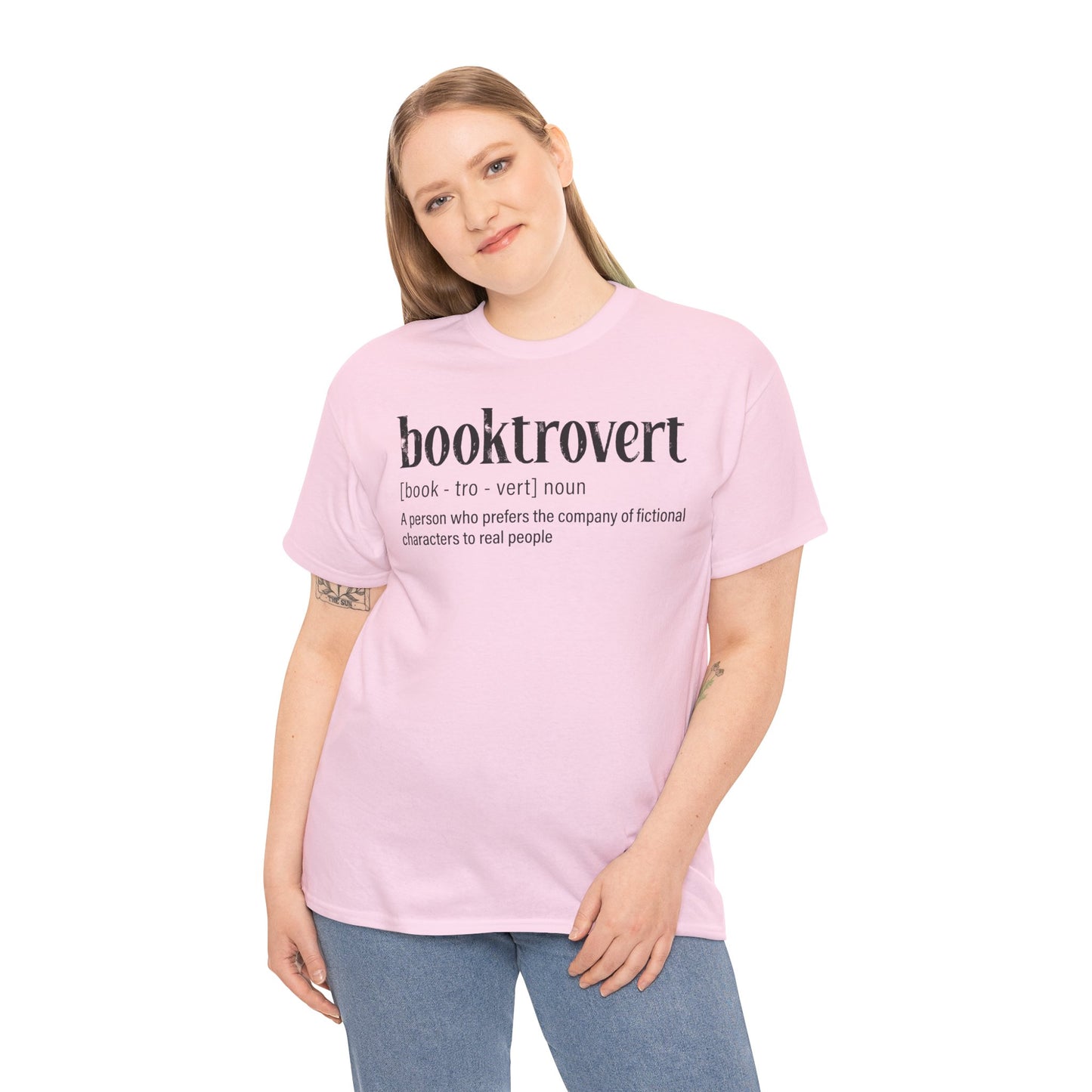 Booktrovert Definition Tee – "booktrovert" Literary Reader T‑Shirt